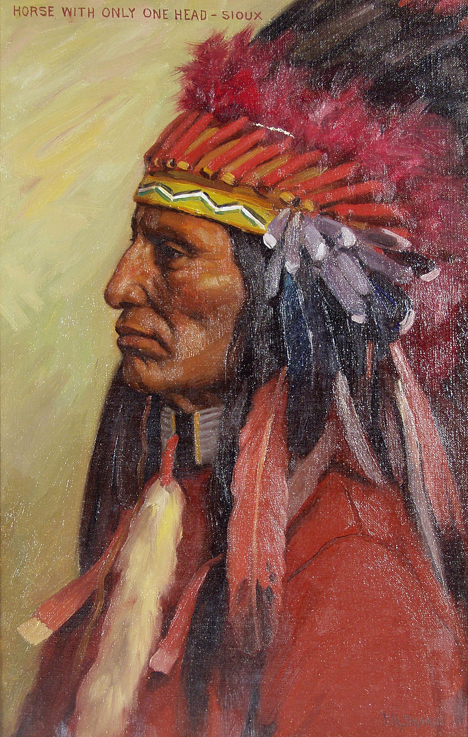 Horse With Only One Head - Sioux